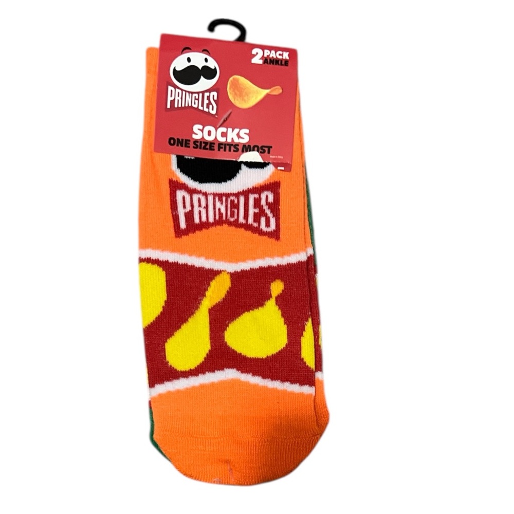 Pringle Vibrant Orange and Red Casual Low Cut Socks - 2 Pack